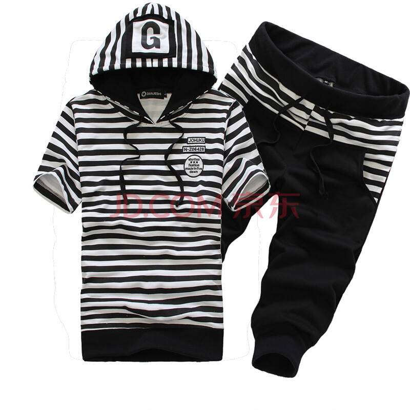 丹杰仕夏冬春2014爆款新款短袖连帽<em>开衫</em>卫衣