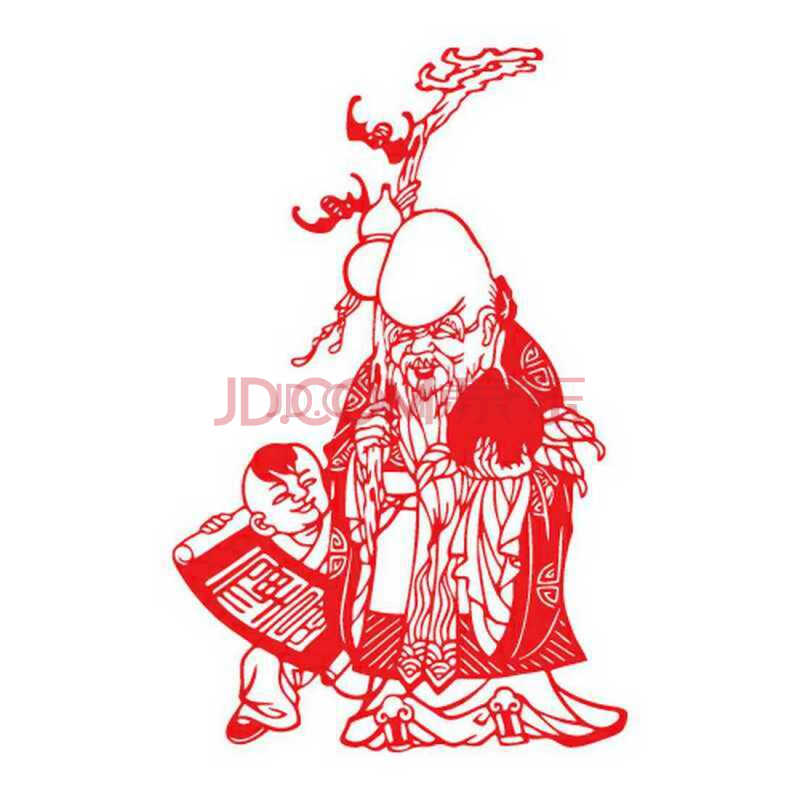 献_个性一百寿仙献桃福寿cad1003寿字剪纸窗花过年创意中国风镂空福字