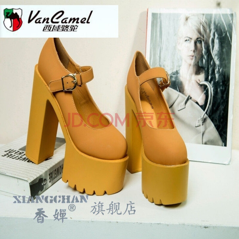 Î÷ÓòÂæÍÕŮЬ¹Ù·½Æì½¢µêsexy¹«Ö÷ÎÝ´Ö¸ú15cmÂí¶¡Ñ¥2018´ºÏÄп¸ß¸úºÞÌì¸ßºñµ×ŮЬ¶ÌÑ¥ Ç³×ØÉ« 37