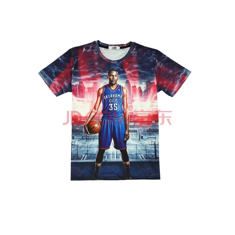春夏新款青年纯棉t袖上衣男篮球哈登库里詹姆斯杜兰特