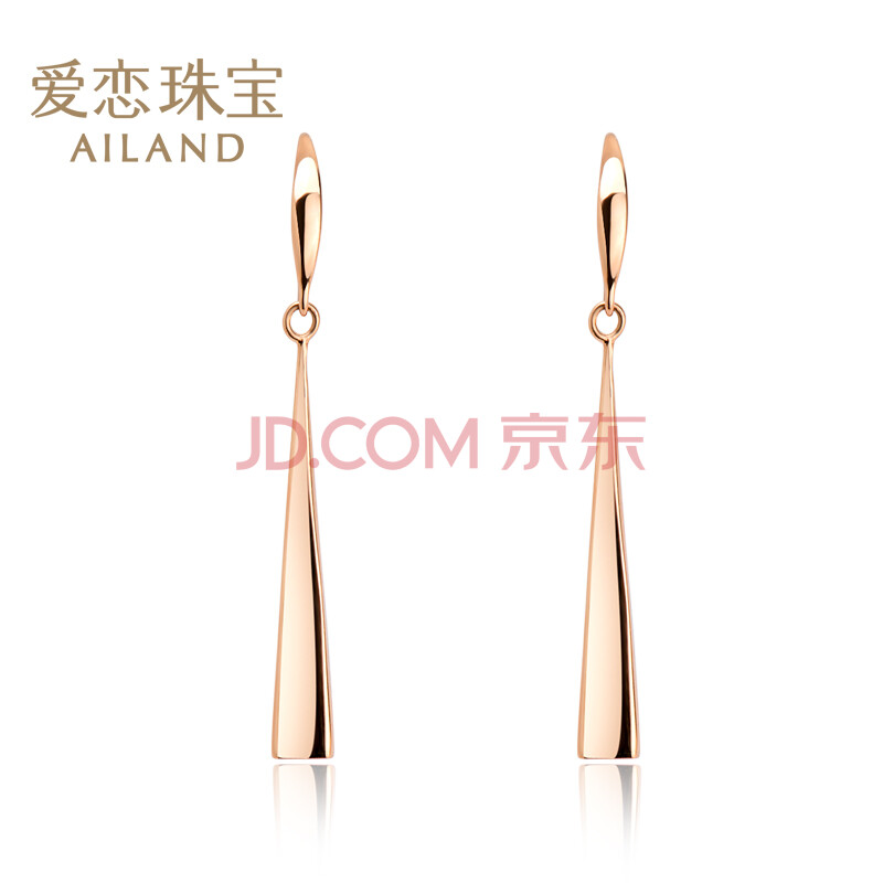 °®ÁµÖ鱦 18k½ðŮʿ¼¸ºÎ¶ú»·Ãµ¹å½ð²Ê½ð¶ú¶¤¶úÏß¼òÔ¼¶úÊÎ °×Áì±Ø±¸ ËÍÅ®ÓÑÀñÎïÀñÎï ºì18K½ð¿îÒ»¶Ô