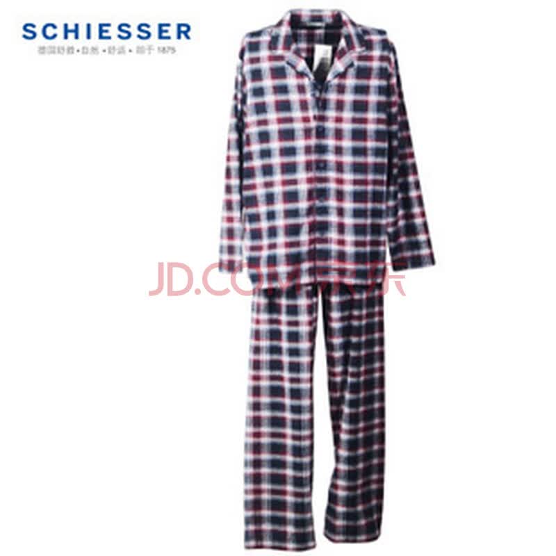 舒雅德国SCHIESSER专柜正品法兰绒<em>厚男士睡</em>
