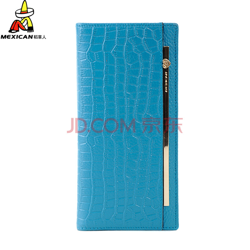 <em>稻草人 女士 钱包</em> 女 长款真皮牛皮钱夹 女式多