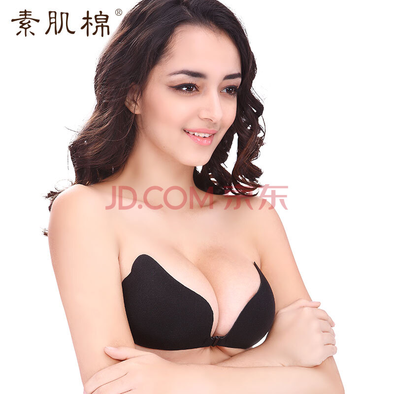nubra隐形<em>文胸贴硅胶</em>婚纱聚拢大胸无带内衣礼