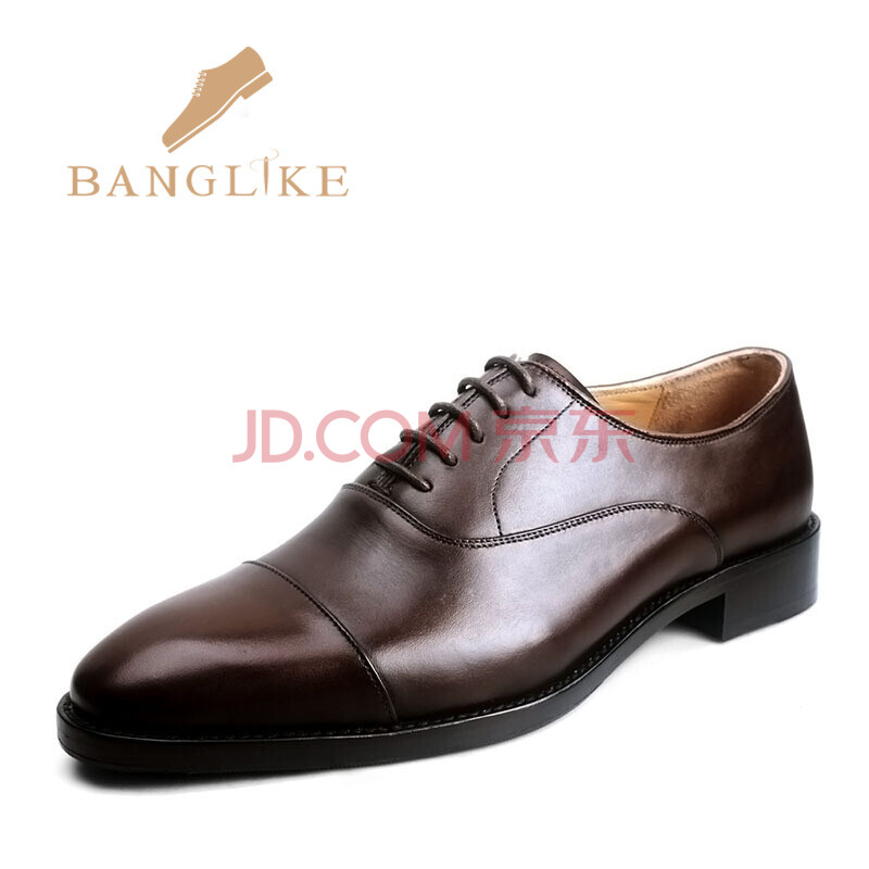 BANGLIKE ¹ÌÌØÒìÅ£½òƤЬÄÐÊ¿´¿ÊÖ¹¤¶¨ÖÆÉÌÎñϵ´øÄÚÔö¸ß·½Í·Æ·ÖÊÄÐЬ½á»éЬ СԲͷÉî¿§É« 38