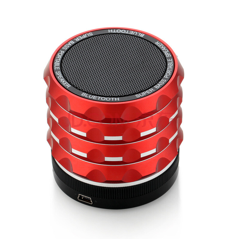 apphome 蓝牙音箱 无线免提通话器 便携迷你小音响 红色
