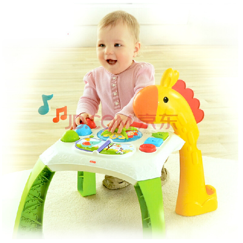 费雪 宝宝探索学习桌(双语)BFH63 儿童玩具 早