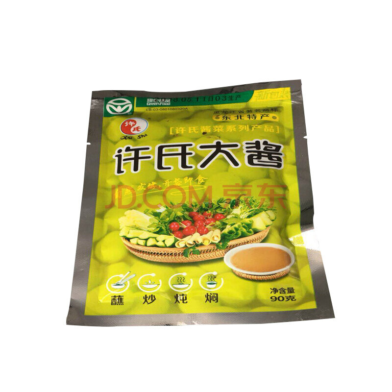 ÐíÊÏ´ó½´90g/´ü Õý×Ú¶«±±´ó½´¶¹°ê½´ Å©¼Ò»Æ¶¹½´Õº½´³ô½´°è·¹Ãæµ÷ζ½´ 25´ü