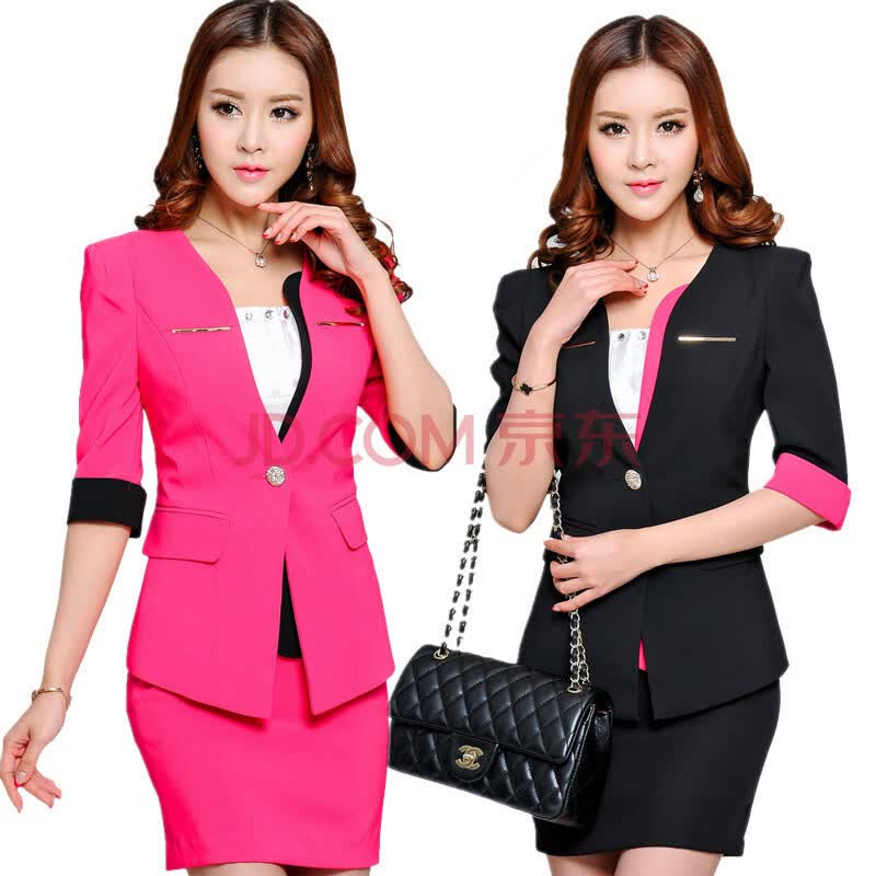 夏季女士职业<em>女装</em>套装<em>时尚白领</em>职业装小