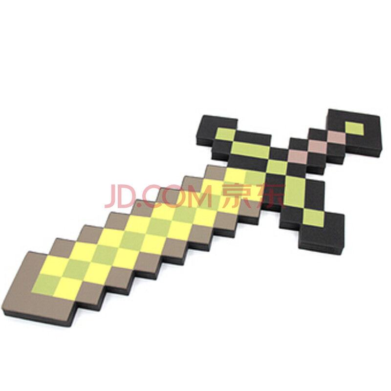 世界minecraft官方eva泡沫钻石剑斧头钻石剑镐头套面具玩具 mc黄金剑