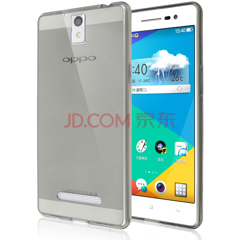 iCooya 超薄手机壳 适用于OPPO R3 透灰壳图片