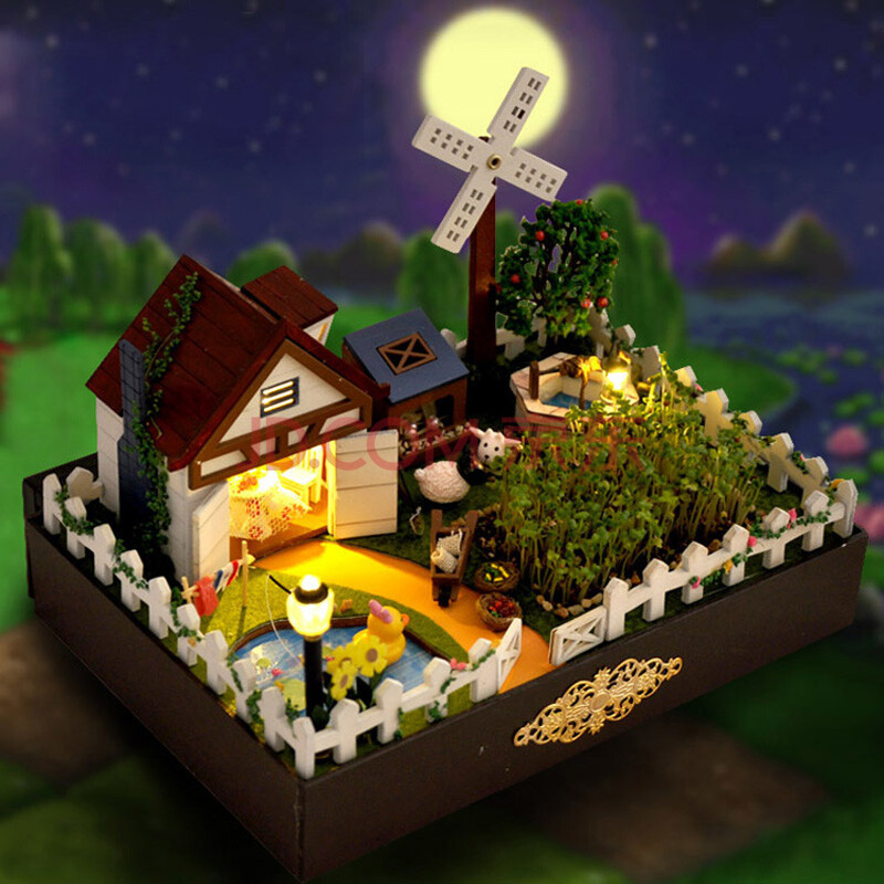 情人节 新年礼物 diy小屋梦星空手工拼装模型玩具 生日礼物 女生 摩登