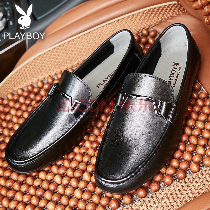 PLAYBOY/»¨»¨¹«×ÓÆì½¢µêÄÐЬÐÝÏÐÆ¤Ð¬º«°æ°Ù´î¼Ý³µ¶¹¶¹Ð¬ÏÄÐÂÆ·Ó¢Â×Í¸ÆøÀÁÈËЬ ºÚÉ« 42