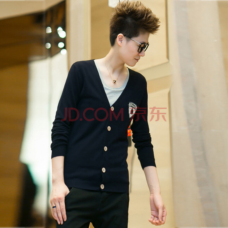 丹姐夏冬春14年秋季<em>毛衣男士</em>公牛<em>针织</em>衫开衫