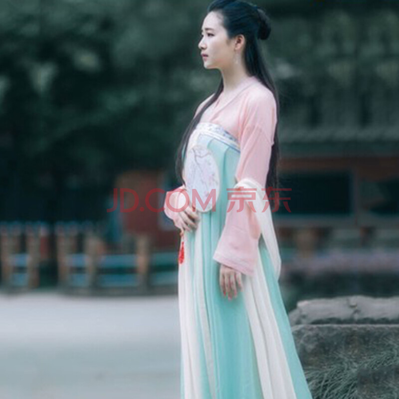 2015新款古装汉服仙女服 广袖对襟齐胸襦裙 汉服舞台服装中国风秀禾