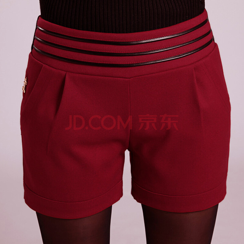 墨绿森林 2014新款秋装大码女装<em>毛呢短裤</em> 女 秋