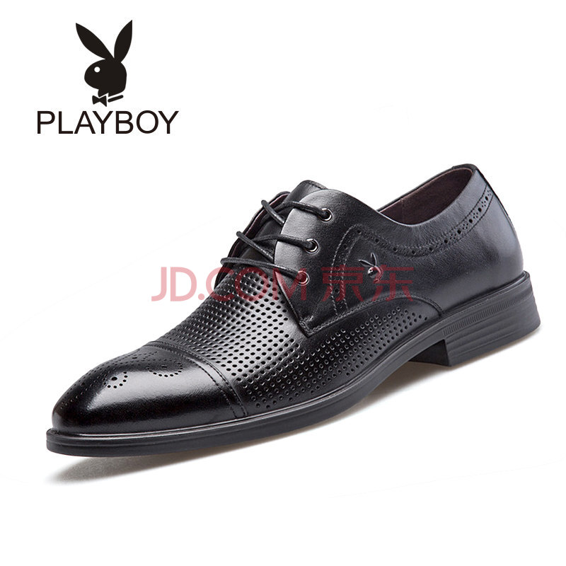 PLAYBOY/»¨»¨¹«×ÓÆì½¢µêƤЬÄÐÏļ¾²¼Âå¿ËÄÐЬÉÌÎñÕý×°ÄÐÊ¿¼âÍ·ïοÕÍ¸ÆøÐ¬×Ó ºÚÉ« 41