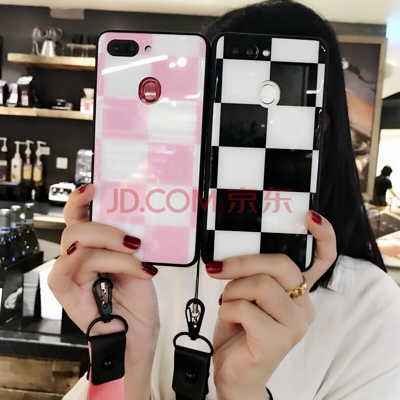Ó¢Â׸öÐÔoppor15ÊÖ»ú¿Çr9s²£Á§r11s³±ÅÆr11plusÇé¹Ҳ±±£»¤Ì× r11plus²£Á§ÂíÈü¿ËºÚ¸ñ+¹ÒÉþ