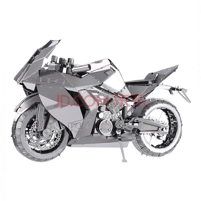 摩托车工艺品创意摆件diy玩具手工艺品 mx7231-0005 银色 专业级工具