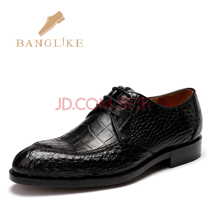 BANGLIKEÄÐЬ ƤЬÄйÌÌØÒìÊÖ¹¤ÄÐÐ¬ÕæöùÓãÆ¤ÄÐЬµ×¶¨ÖÆÆ¤Ð¬¾µäÉÌÎñÕý×°Äе¥Ð¬ ºÚÉ« 42