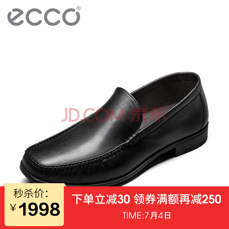 ECCO°®²½ÄÐЬ ¼òÔ¼·½Í·ÊæÊÊÌ׽Ŷ¹¶¹Ð¬ ÕýװĪ¿Ë17SS661824 ºÚÉ«66182411001 44