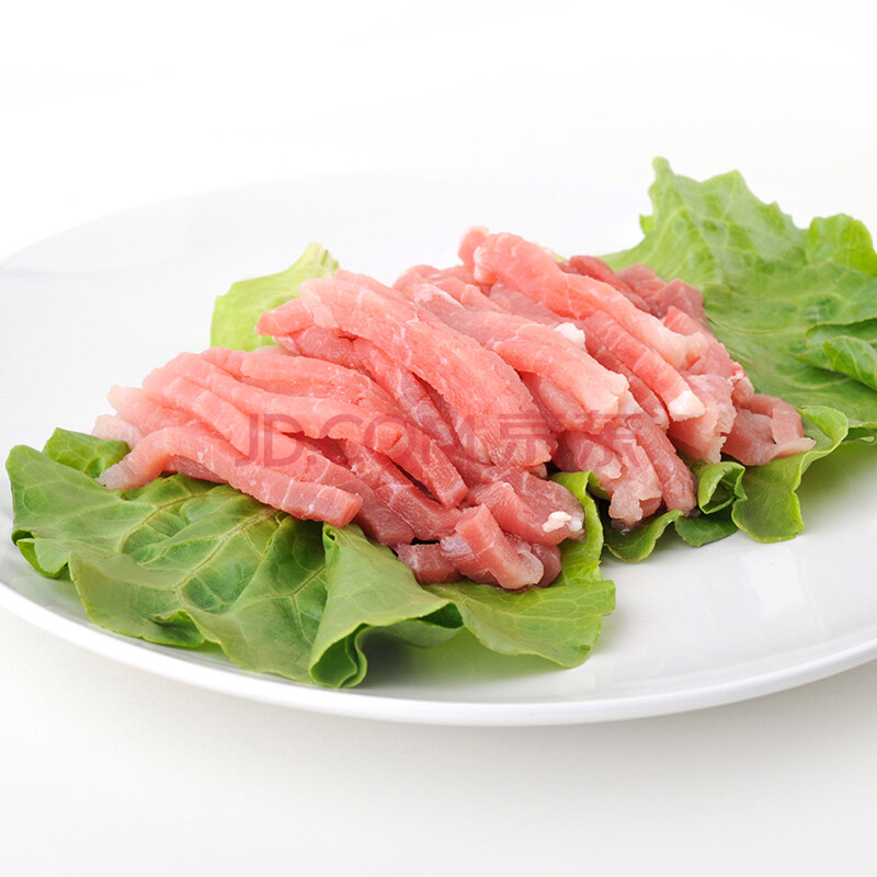 爱森冷鲜猪肉类纯精肉丝400克/盒