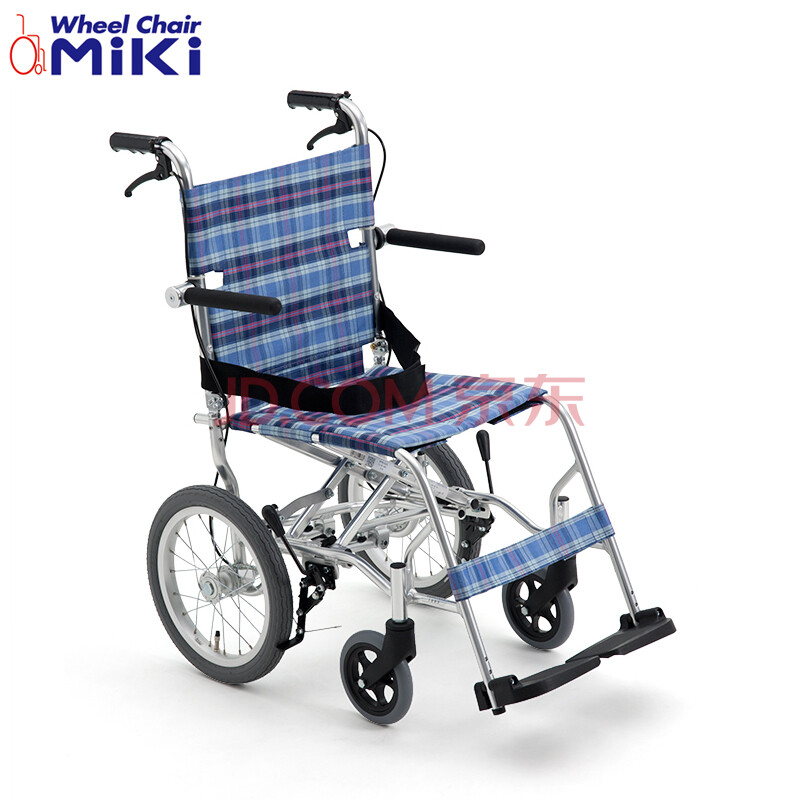 miki可上飞机轮椅 折叠轻便 老人旅行超轻便携式简易小轮铝合金代步车
