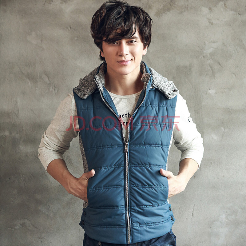 丹杰仕 2014秋冬季 <em>棉马甲 棉背心男</em> 男士修身