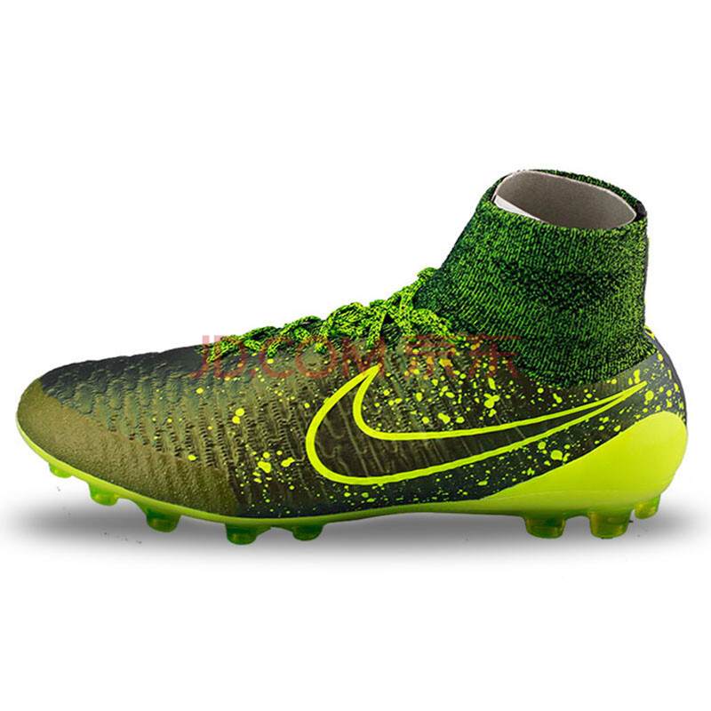 耐克/nike magista obra ag鬼牌 男子人造草地足球鞋 717130 柠檬绿