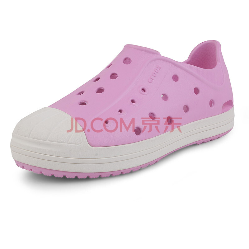 È«Çò¹º È«Çò¹º ¿¨Âæ³Û/crocs ͯЬ ·ÀÎÀ±øÐ¡¿ËÂæ¸ñƽµ×¶´¶´Á¹Ð¬ ·ÛºìÉ« J3