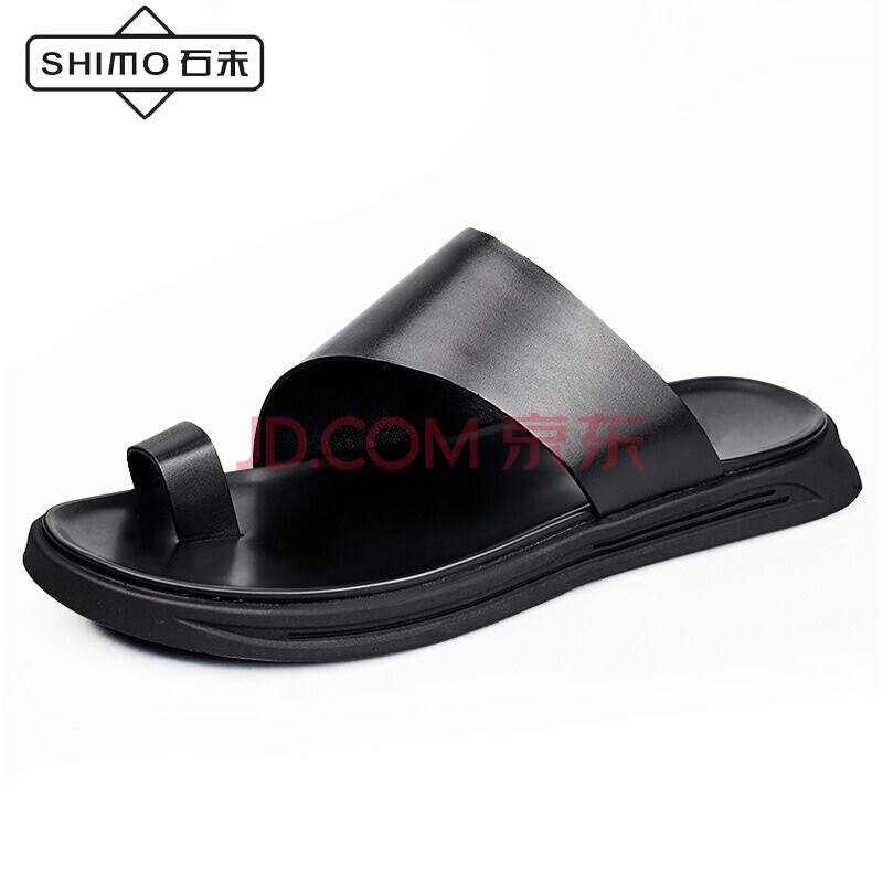 ʯĩ£¨SHIMO£©ÍÏЬÍÏЬÄÐÏÄʱÉÐÈíµ×Íâ´©¸öÐÔ´´ÒâÒ»×ÖÍÏɳ̲Á¹Ð¬ÄÐÊ¿³±º«°æ ºÚÉ« 40