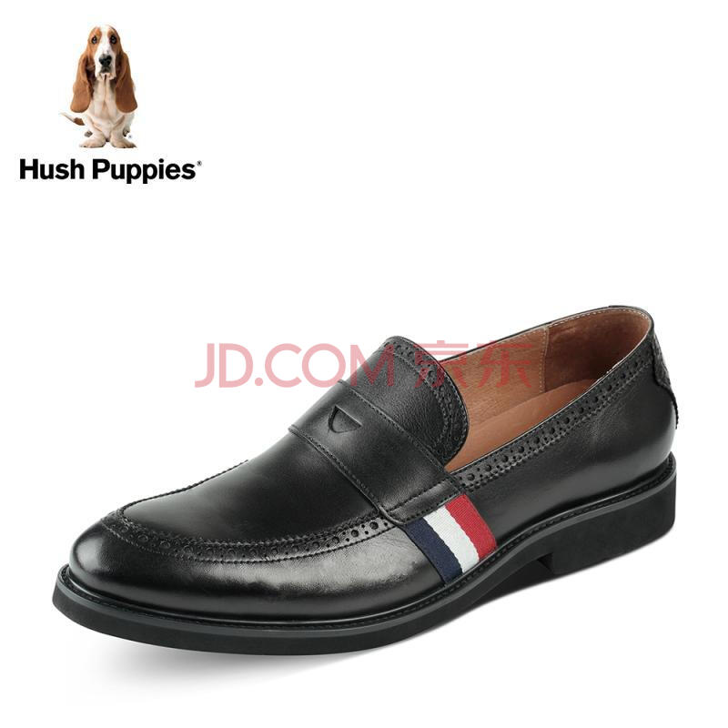 Hush Puppies/Ͼ²½Ê¿2018´º¼¾×¨¹ñͬ¿îţƤµñ»¨ÄÐÆ¤Ð¬ÀÖ¸£Ð¬B1B10AM8 ºÚÉ« 41