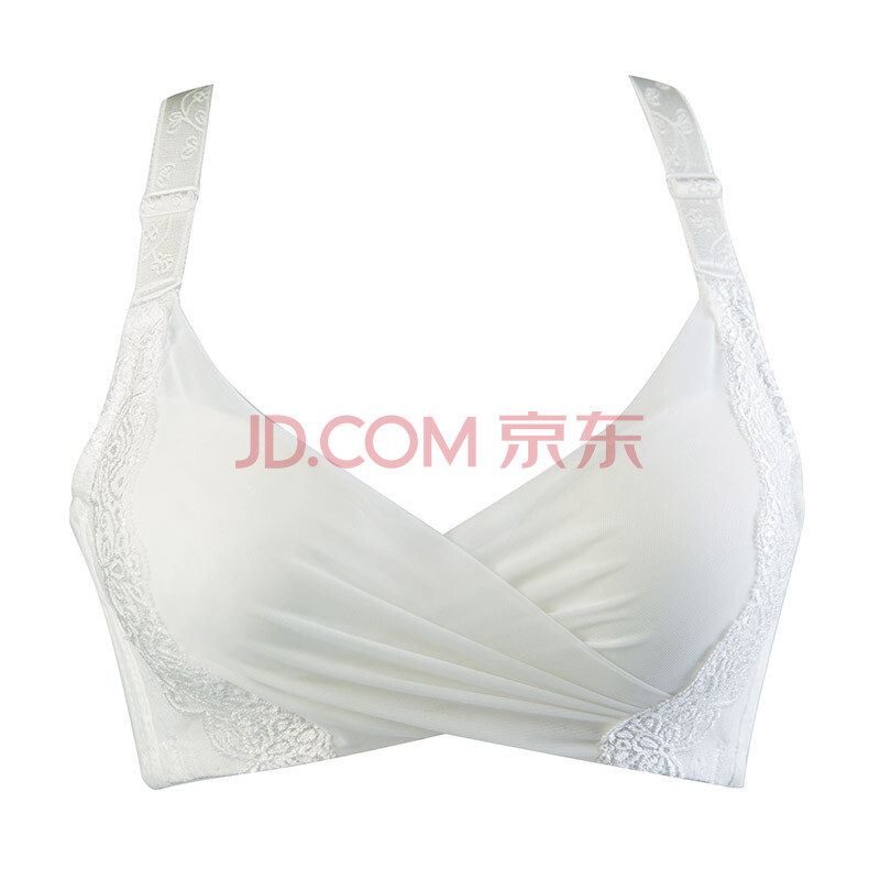 迷瞳 女士<em>文胸</em>收副乳调整型蕾丝<em>胸罩</em>性感<em>小胸</em>
