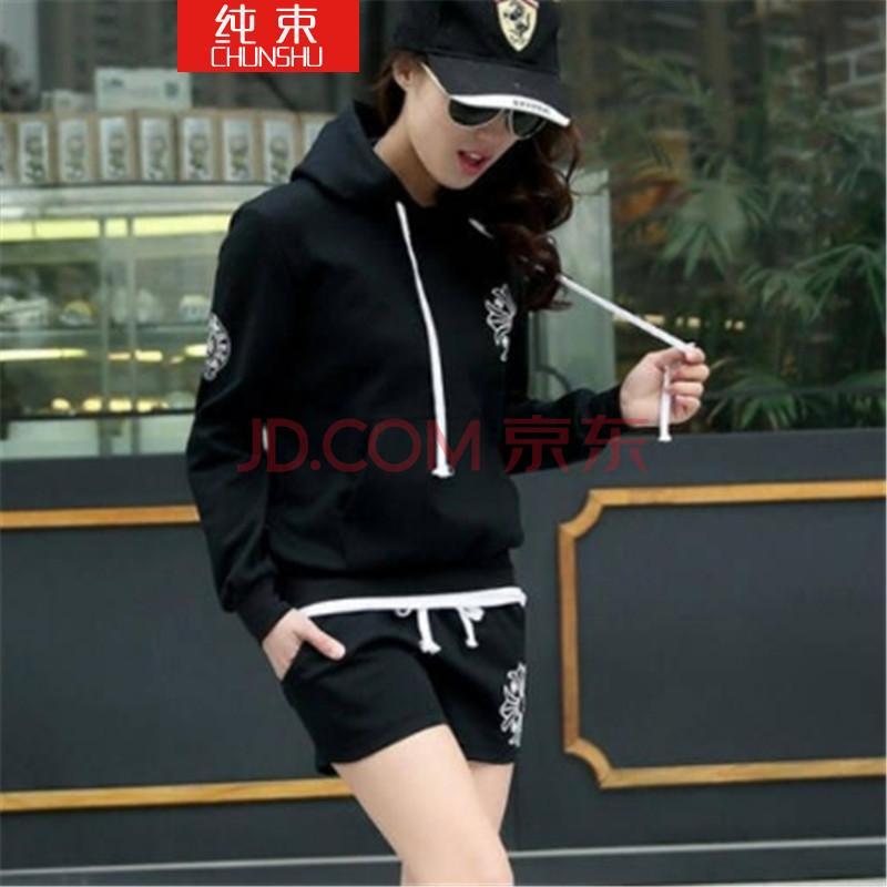 纯束 2014<em>秋冬</em>长袖<em>套装</em>冬季<em>短裤女</em>韩版潮GB 