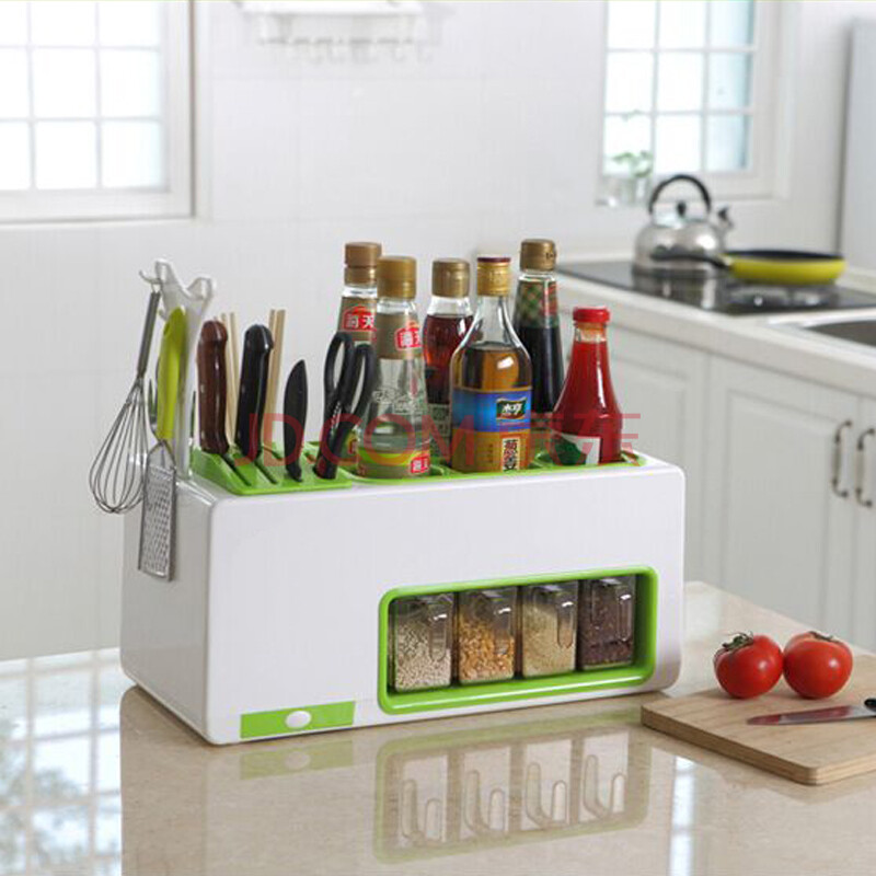 多功能调味料盒厨具整理架置物架厨房刀架用品组合调味品盒子调料瓶