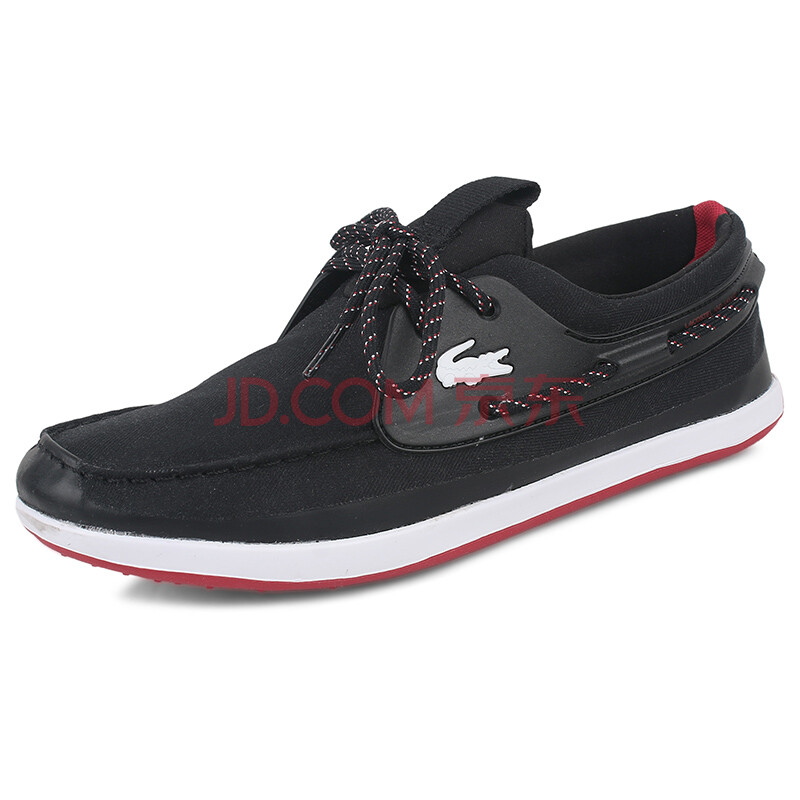 È«Çò¹º È«Çò¹º öùÓã/Lacoste ÄÐʿϵ´øÊ±ÉаٴîÐÝÏÐÄÐЬ 7-30SPM4016 02HºÚÉ« ÃÀÂëUS 10.5