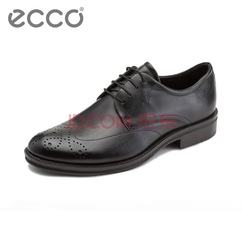 ECCO°®²½ ÉÌÎñÕý×°´¿É«Ô²Í·Ïµ´ø»¨ÎÆÆ¤Ð¬ »ºÕðÊæÊÊÄÍĥƽµ×ÄÐЬ ºàÀû 635024 ºÚÉ«01001 39