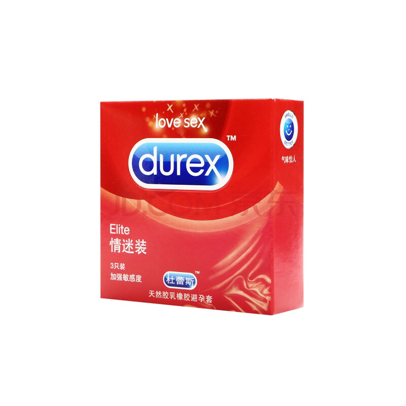 杜蕾斯durex 避孕套 润滑超薄安全套 成人情趣用品 情迷装 3只装