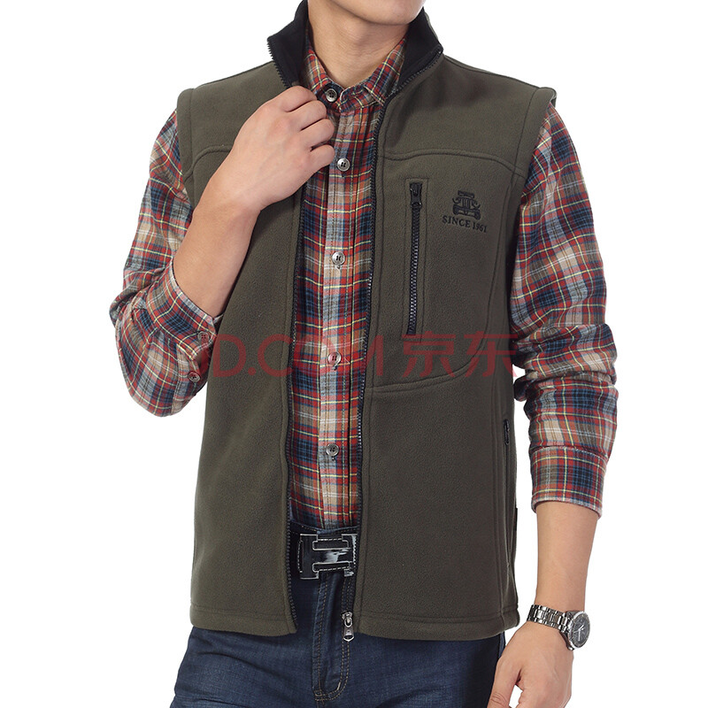 战地吉普Afs Jeep2014<em>春秋男士</em>拉绒立领<em>休闲</em>