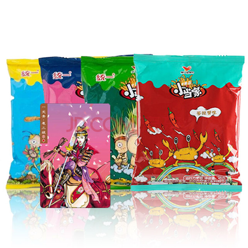 统一 小当家干脆面方便面整箱44袋新货干脆面整箱干吃面速食面 4口味