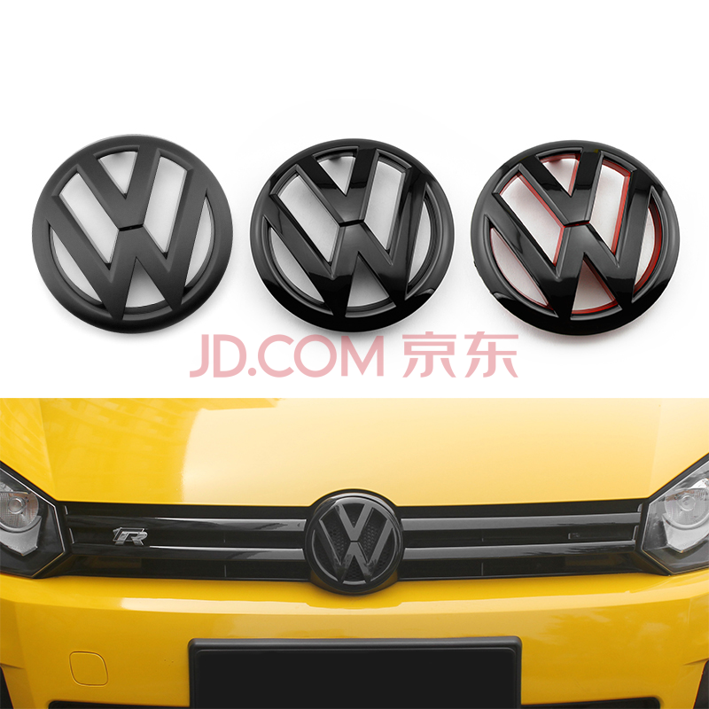 美克杰 大众高尔夫4/5/6gti/速腾/polo/尚酷改装车标恶魔中网标前后尾