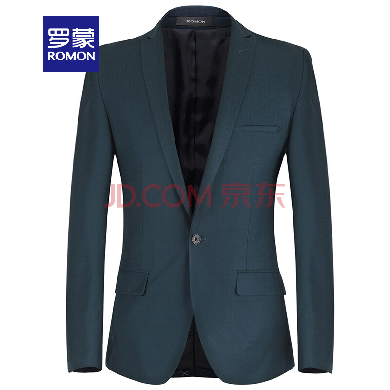 romon/罗蒙西服套装男2019秋冬新品修身正装商务职业装西装礼服伴郎服