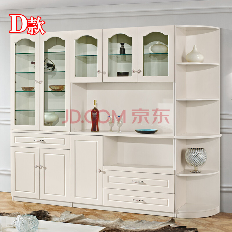 欧式餐柜酒柜隔断柜韩式餐边柜茶水柜储物柜 (800x800)-欧式转角