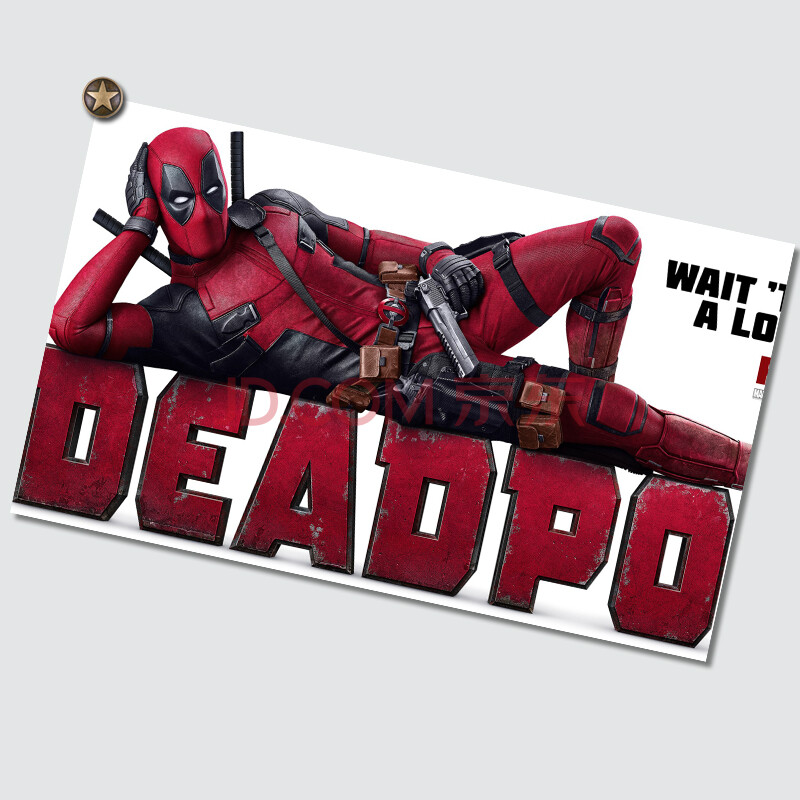 酒吧电影海报 墙面装饰挂画壁画 超级英雄 死侍海报deadpool复仇者