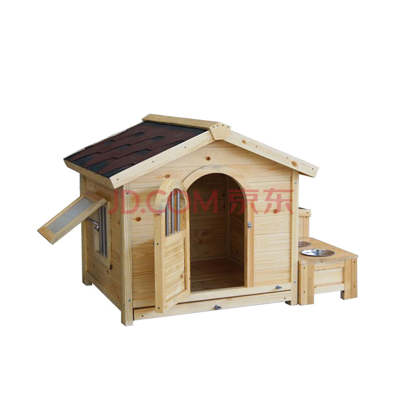 咊家(warmhome)猫狗窝狗屋户外实木质防水防腐别墅狗房子大中型犬宠物