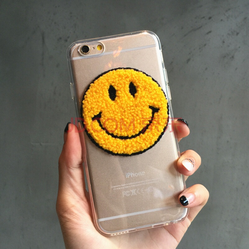 笑脸iphone6s手机壳苹果6plus软壳5/5s 笑脸手机壳smile潮牌 5/5s透明