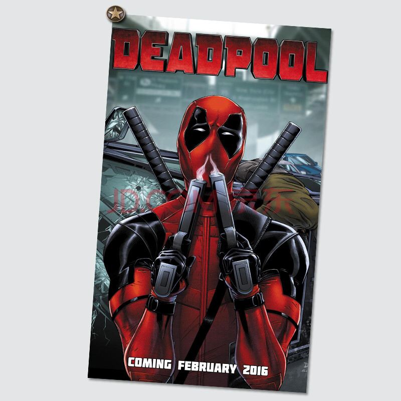 酒吧电影海报 墙面装饰挂画壁画 超级英雄 死侍海报deadpool复仇者