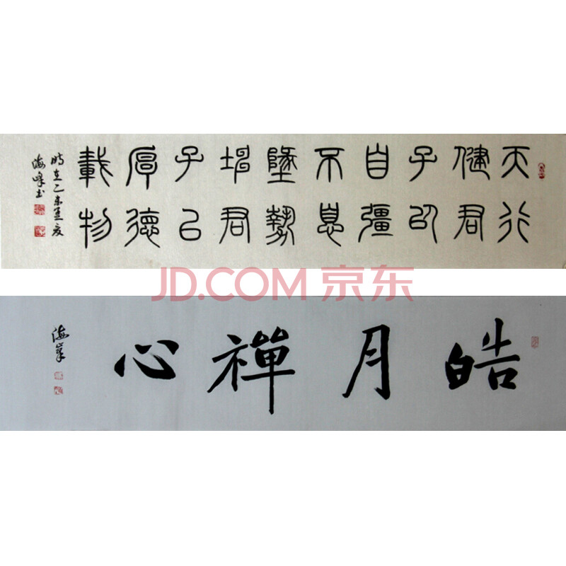 魏书云-中国书法家协会会员《皓月禅心 天行健君子以自强不息