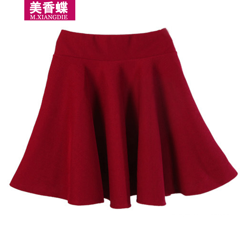 美香蝶 韩版2014<em>秋</em>冬装新款<em>女装</em>打底<em>裙子</em>百褶