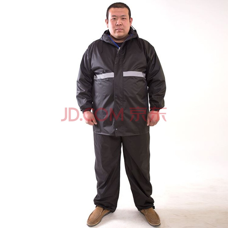 加肥加大码雨衣雨裤 反光条 胖子全身定制特大号耐用带袖特大码冬季